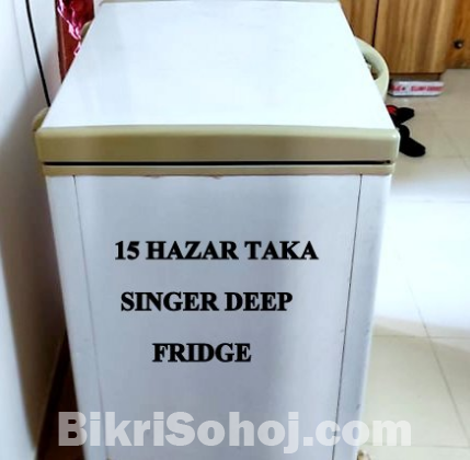 SINGER DEEP FRIDGE 15 HAZAR TAKA